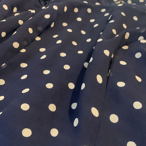 Tommy Hilfiger Dress sz 4 Navy with Polka Dots - Picture 9 of 9